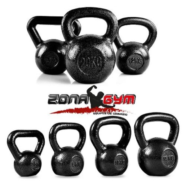 Rusas - Kettlebell de hierro fundido